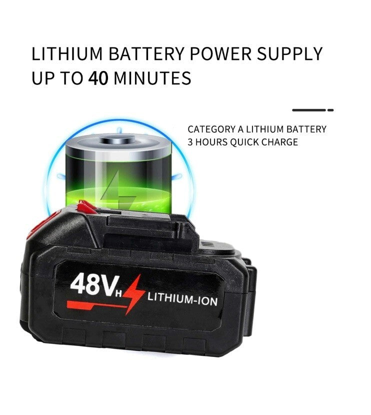 High Quality 48V Lithium Battery for Electric Tool Accessory Power Tool Battery Which You Can Take Anywhere With You Whether It's Camping, Trekking, Picnic, Outdoor Or Use It In Your Day To Day Life