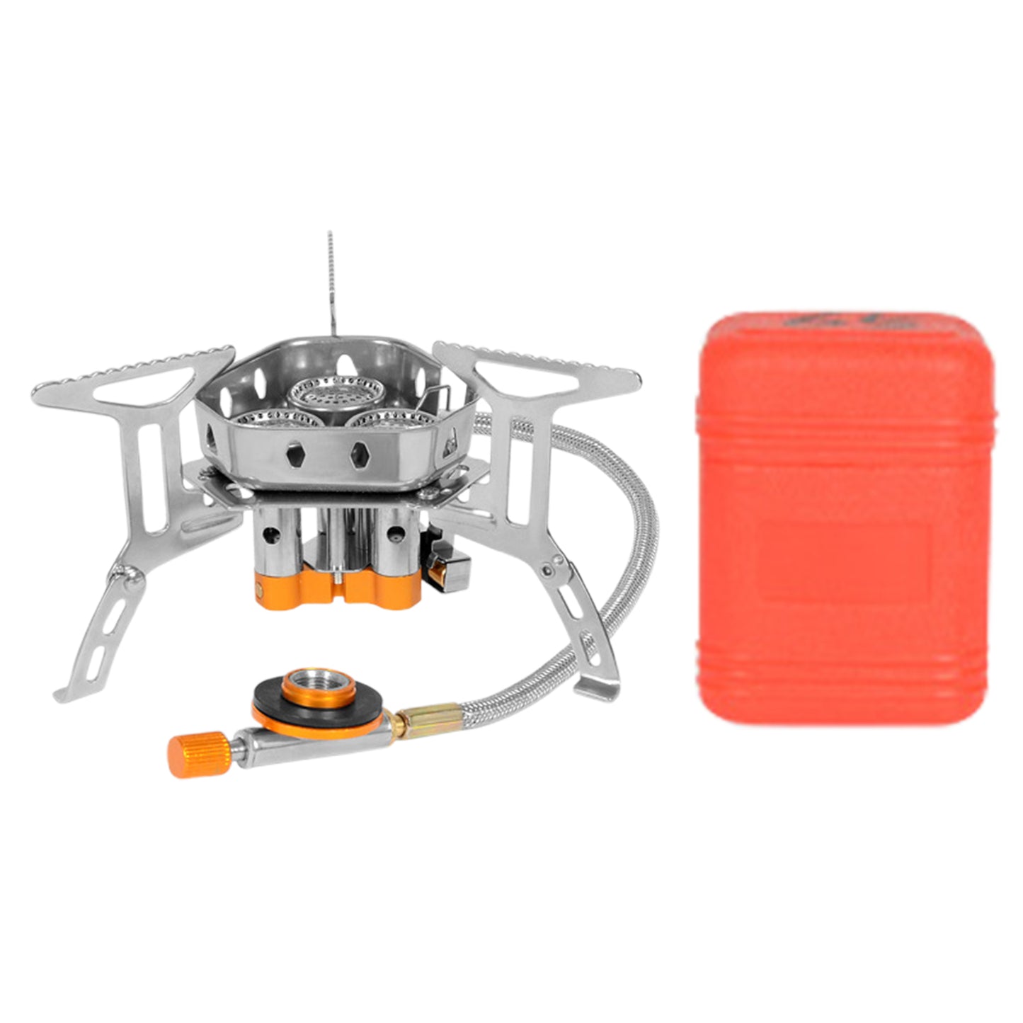 Portable Gas Burner Outdoor Solo Backpack Hiking Camping Butane Gas Stove Windddproof Camp Stove