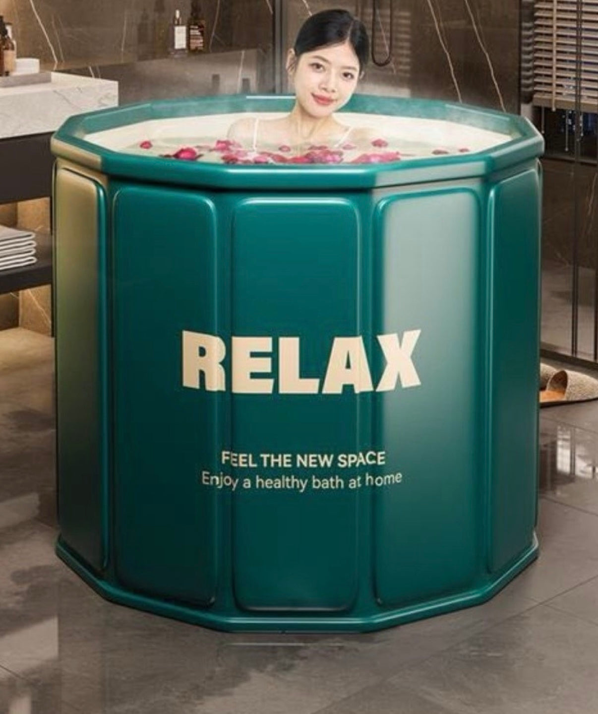 Portable Bathtub Relax Pro Outdoor Rooftop ice bath Camping Trekking Travel Home Foldable