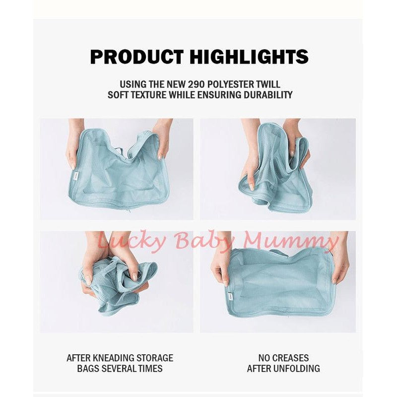 Travel Pro Organizer 7 Pieces Set Portable Luggage Travel Bags Camping Trekking or Travel Premium Set don’t settle it’s extraordinary