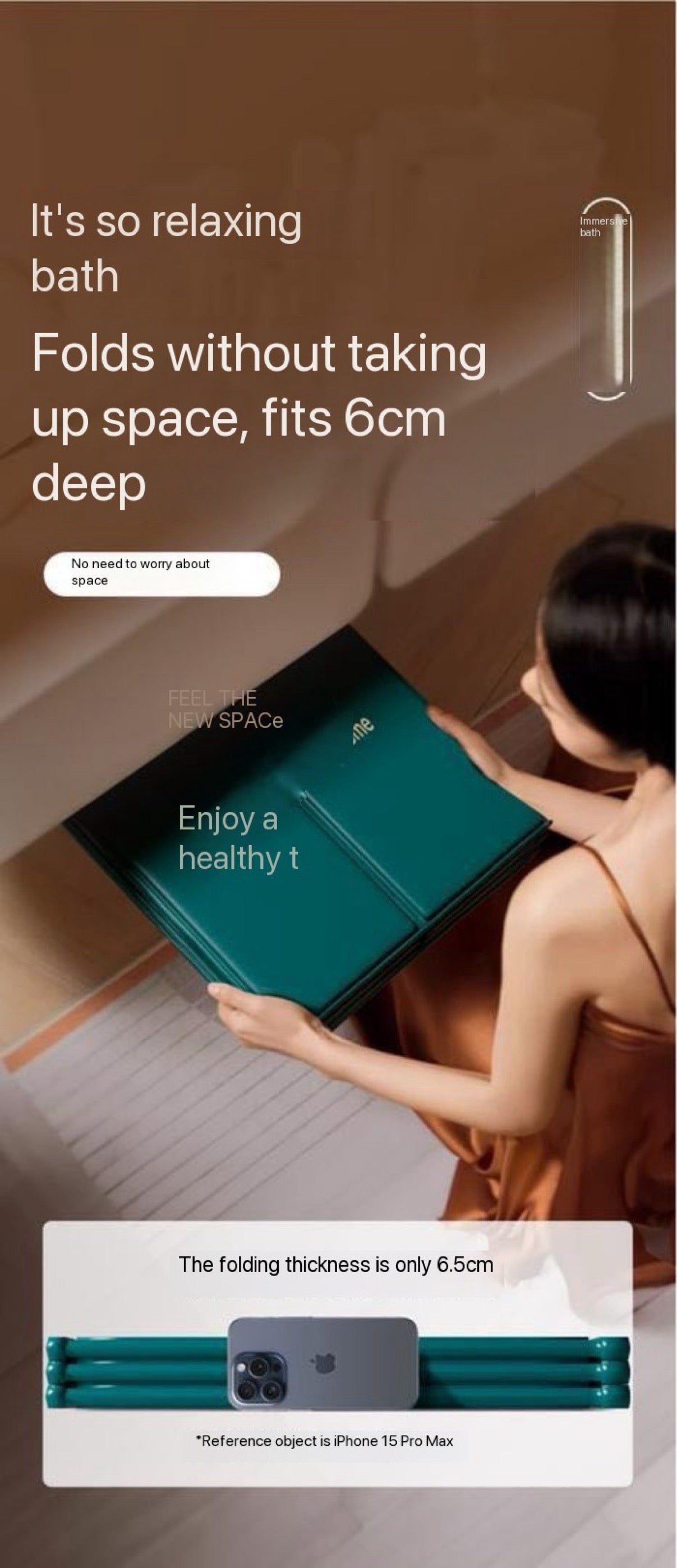 Portable Bathtub Relax Pro Outdoor Rooftop ice bath Camping Trekking Travel Home Foldable