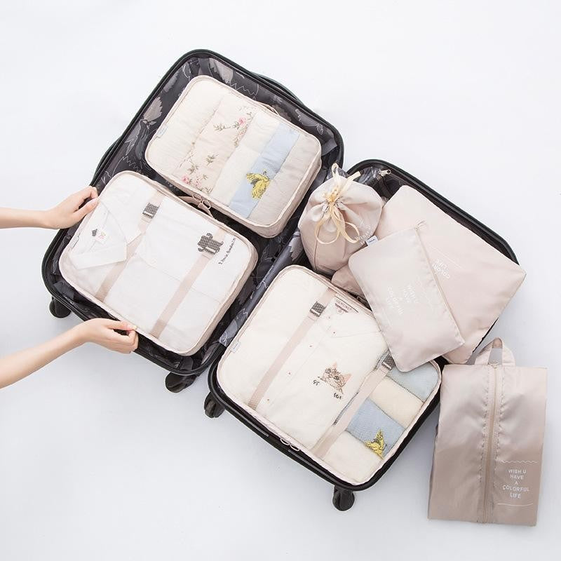 Travel Pro Organizer 7 Pieces Set Portable Luggage Travel Bags Camping Trekking or Travel Premium Set don’t settle it’s extraordinary