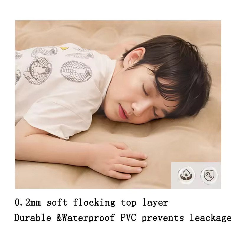 Modern (200*150*25) King Size PVC Inflatable Air Bed Self-Inflation Waterproof Built-in-Pump For Outdoor Camping and Indoor Use Comfortable Portable Air Bed