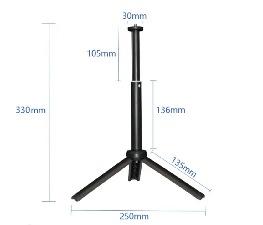 High Quality Extendable And Portable Desktop Tripod For Cell Phone Tablet Camera Stand Mini Tripod