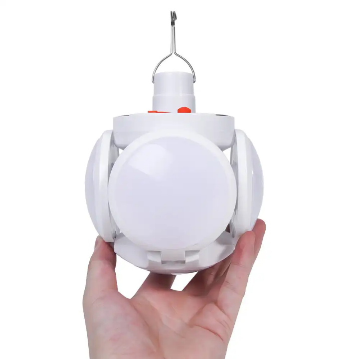 Work Light Hang Tent Lamps Portable Football Solar Bulb Multifunction Foldable USB Solar Led Light Rechargeable Camping Lanterns