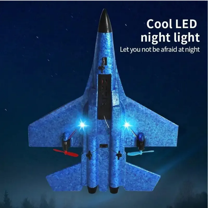 RC Toy Plane Light & Safe ZY P320 Pro - 2.4GHz Remote Control Airplane, Portable Hand Launch Glider for Beginners, Outdoor Flying Fun for Travel, Trekking, Camping, and Picnic Adventures For Adults & Kids