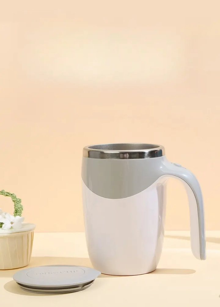 Modern Design 304 Stainless Steel Durable Convenient And Practical Magnetic Coffee Mug with Electric Automatic Stirring Thermal Insulation Portable For Both Indoor And Outdoor As Well As Gift Giving