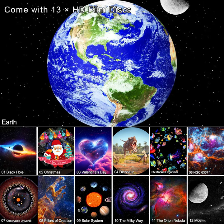 Galaxy Projector 13 in 1 Star Light Projector Starry Sleep Night Light with Dynamic Meteor For Your Bedroom And Tent Decor At Night Can Be Carried Everywhere And Perfect Gift For Your Loved Ones