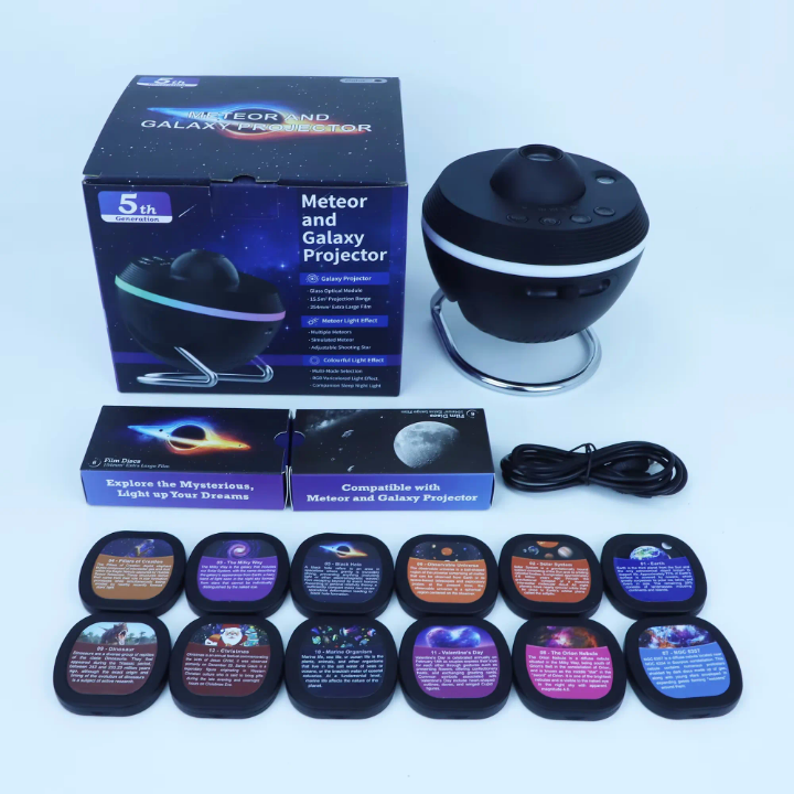 Galaxy Projector 13 in 1 Star Light Projector Starry Sleep Night Light with Dynamic Meteor For Your Bedroom And Tent Decor At Night Can Be Carried Everywhere And Perfect Gift For Your Loved Ones