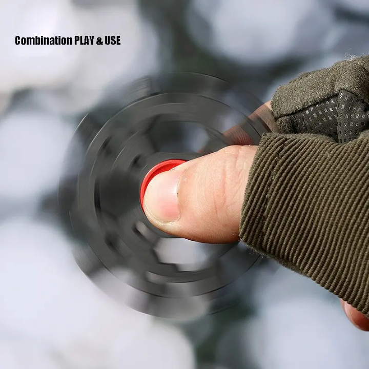 23-in-1 Stainless Steel Multi-Tool – Snowflake Fidget Spinner Wrench, Bottle Opener & Screwdriver Kit