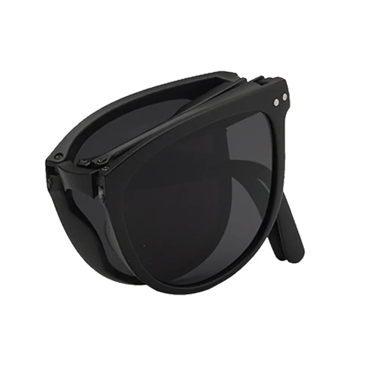New Polarized Metal Folding Unisex Sunglasses For Driving Day and Night Photochromic Lens Portable and Easy-to-store UV - protection Sunglasses Perfect For Your Outdoor Adventures Such As Camping Picnic Trekking Rides Daily Wear And Many More