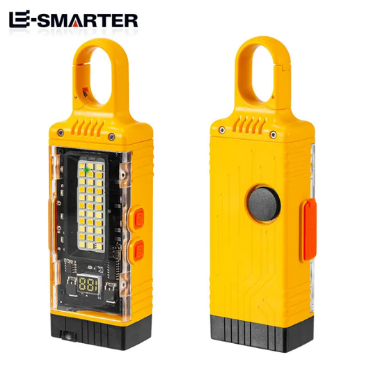 High Brightness Portable Outdoor Venting Camping Waterproof And Windproof LED Rechargeable USB Flashlight With High-Pitched Emergency Alarm And Powerbank