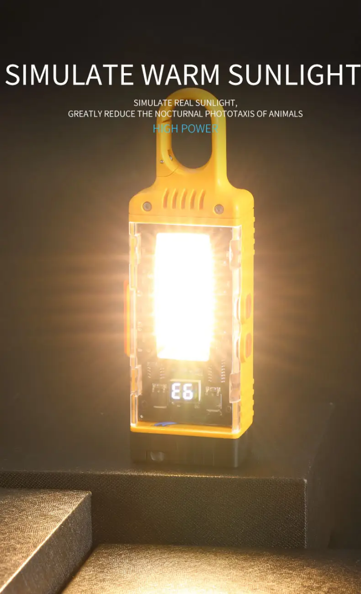 High Brightness Portable Outdoor Venting Camping Waterproof And Windproof LED Rechargeable USB Flashlight With High-Pitched Emergency Alarm And Powerbank