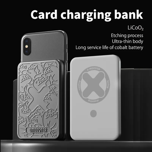 DMOOSTER D50 Ultra-thin Wireless Magnetic Suction Power Bank 5000mAh Fast Charging Type-C Polymer Lithium-ion Battery Power bank