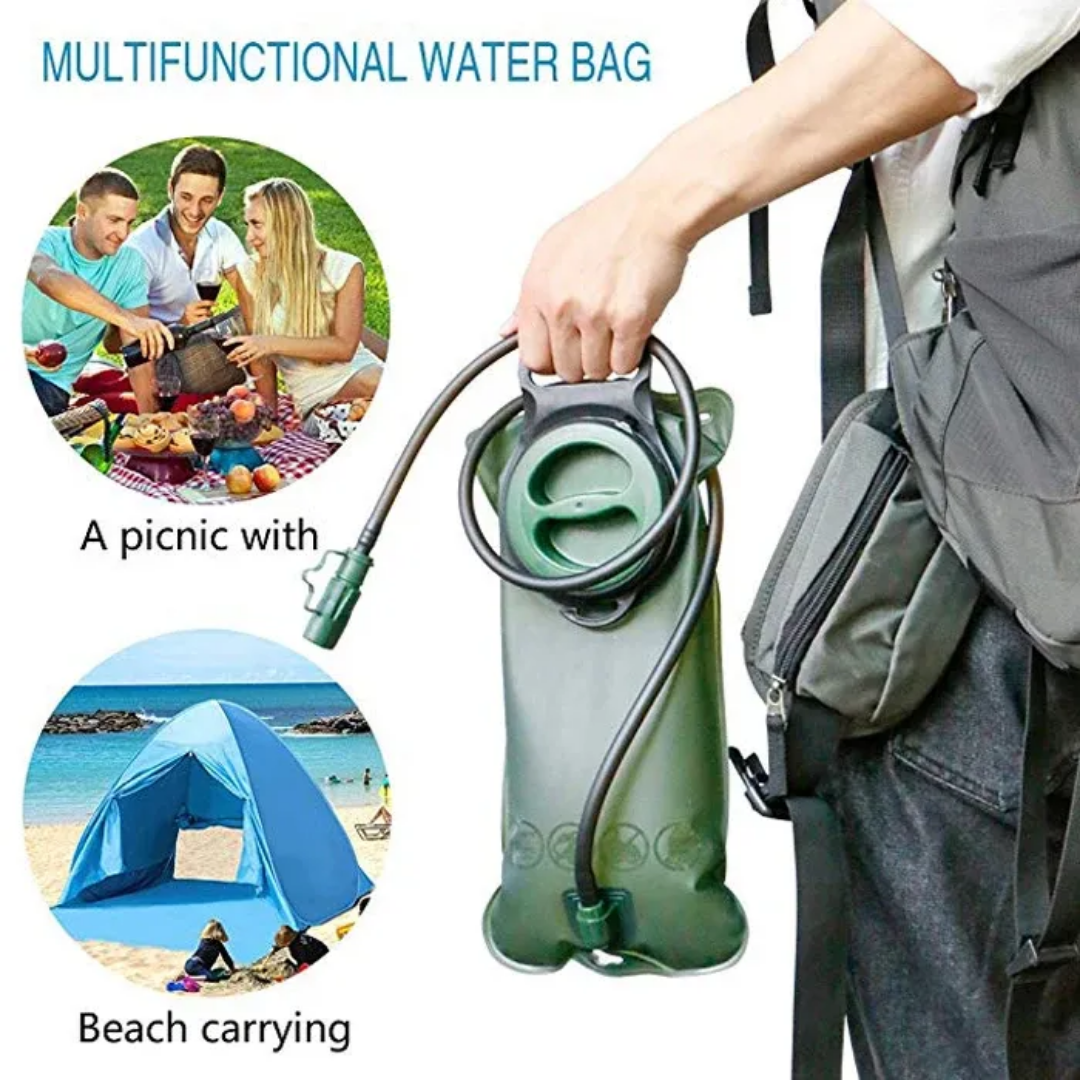 2 L Water Storage Hydration Bladder Backpack Water Bag for Hiking Outdoor Trekking Travel