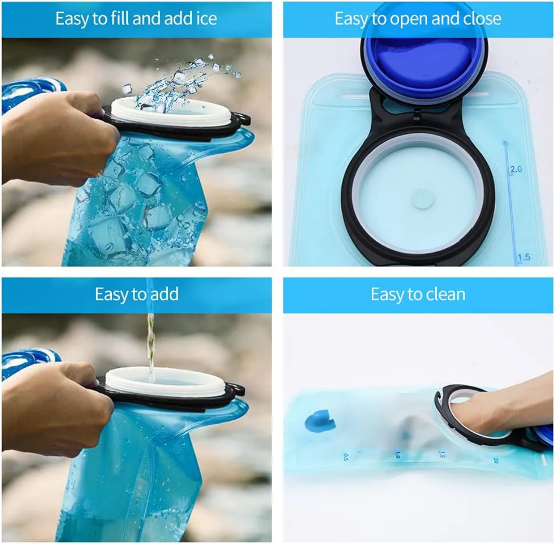 2 L Water Storage Hydration Bladder Backpack Water Bag for Hiking Outdoor Trekking Travel