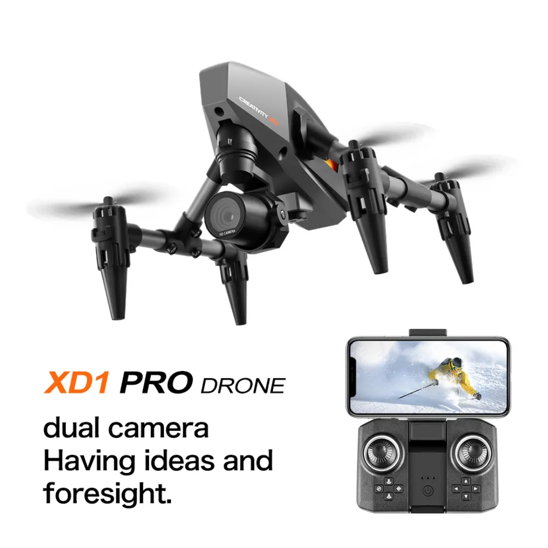XD-1 Mini Drone 4K HD Camera Anti Drop Remote Control Aerial Photography Dual Camera for Outdoor And Indoor Aerial