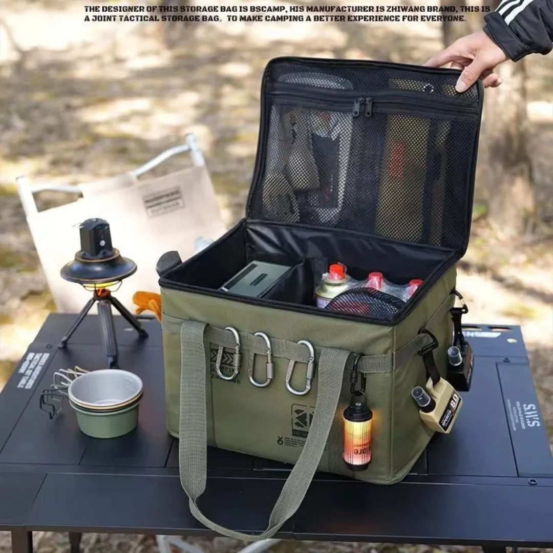 Large Capacity Picnic Storage Bag Waterproof Picnic Camping Kitchen Use Multi-Purpose Large Capacity Storage Carry Bag