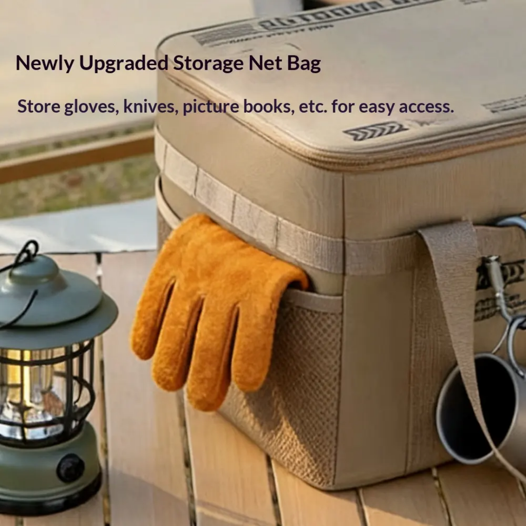 Large Capacity Picnic Storage Bag Waterproof Picnic Camping Kitchen Use Multi-Purpose Large Capacity Storage Carry Bag