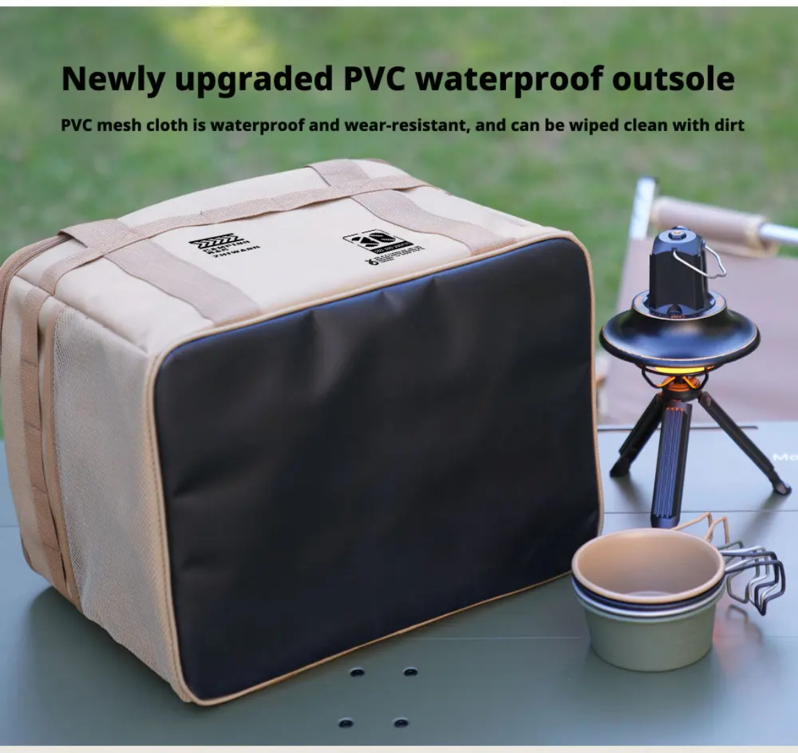 Large Capacity Picnic Storage Bag Waterproof Picnic Camping Kitchen Use Multi-Purpose Large Capacity Storage Carry Bag