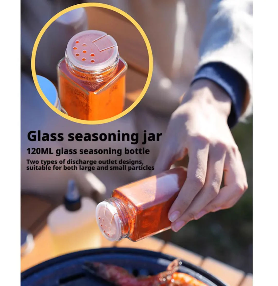 Fashionable Outdoor Spice Storage Bag Water Resistant Portable Cookware Oil And Seasoning Organizer
