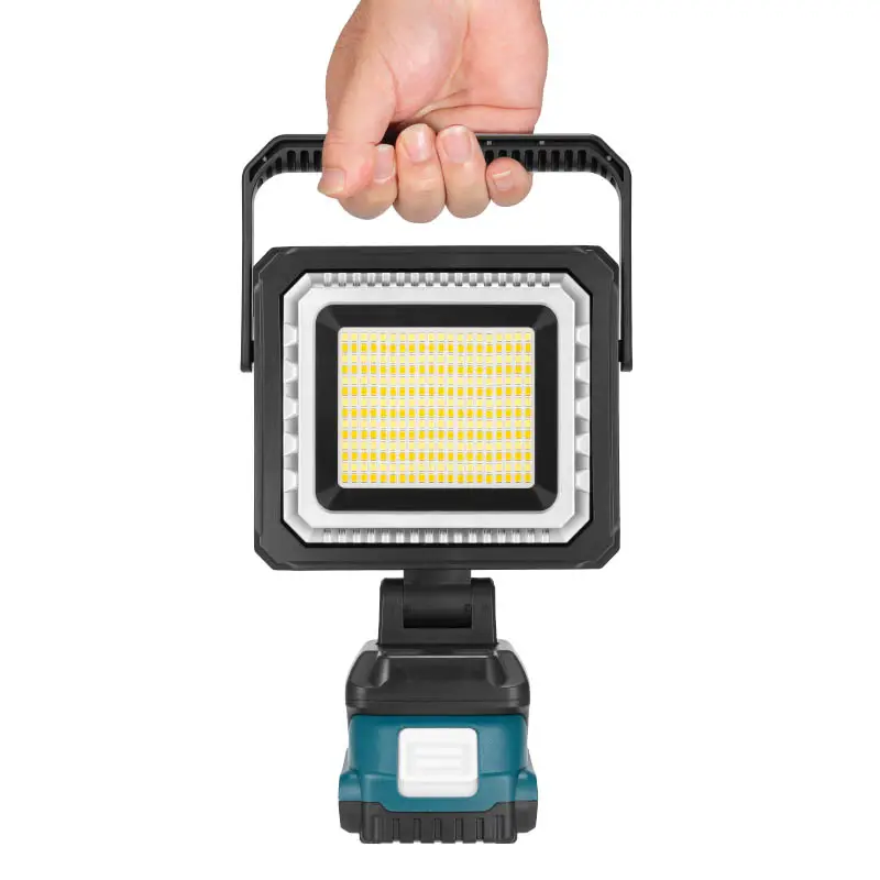 18 Volt Removeable Battery Folding Multifunctional High Power USB Charging Cable Led Work Light Suitable For Both Indoor And Outdoor Use