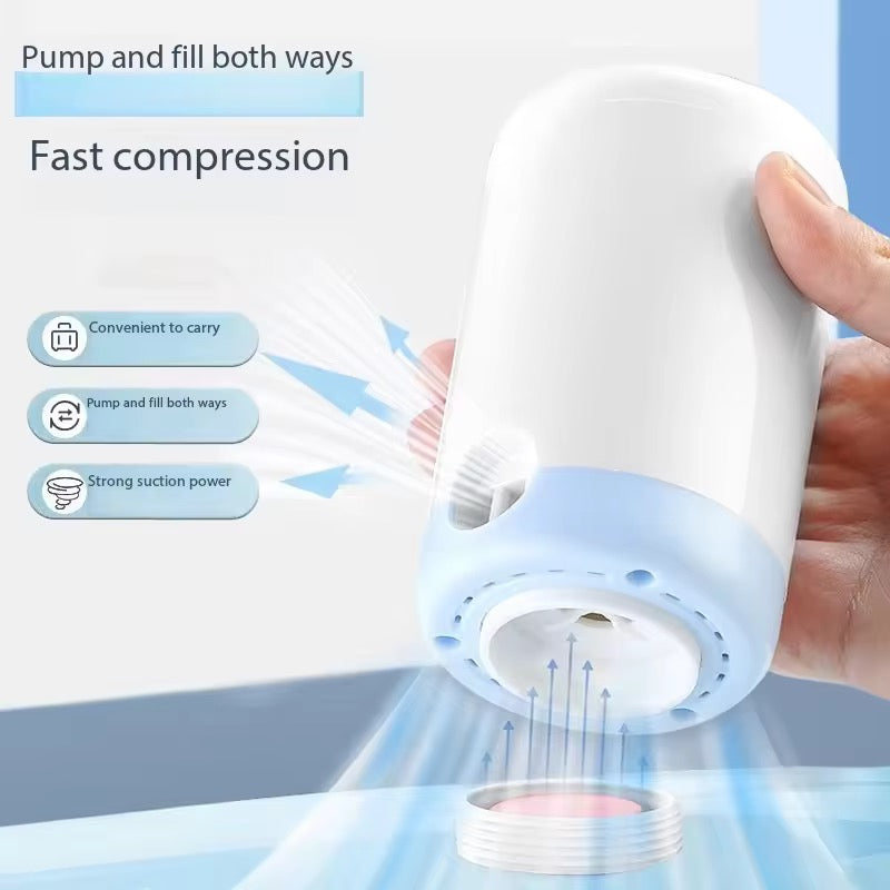 Wireless Air Pump chargeable camping super portable palm size trekking travel home car vacuum compressor bag air bed trekking camping bed easy full up