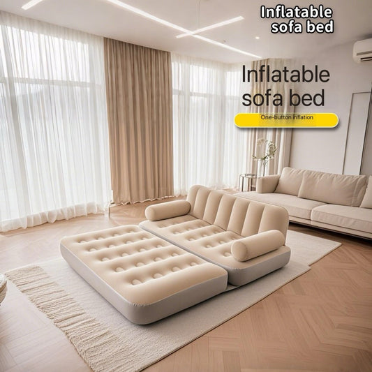 Luxury Air Sofa Bed Auto Inflatable Air Mattress Best for Camping must have for Home & Car. King Size Bed 6 Feet by 5