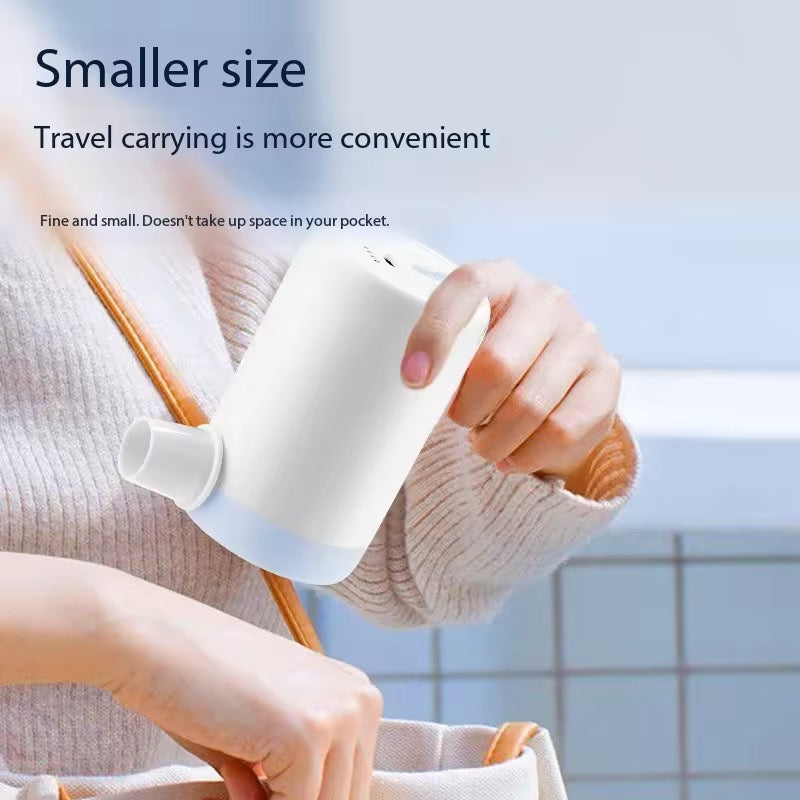 Wireless Air Pump chargeable camping super portable palm size trekking travel home car vacuum compressor bag air bed trekking camping bed easy full up