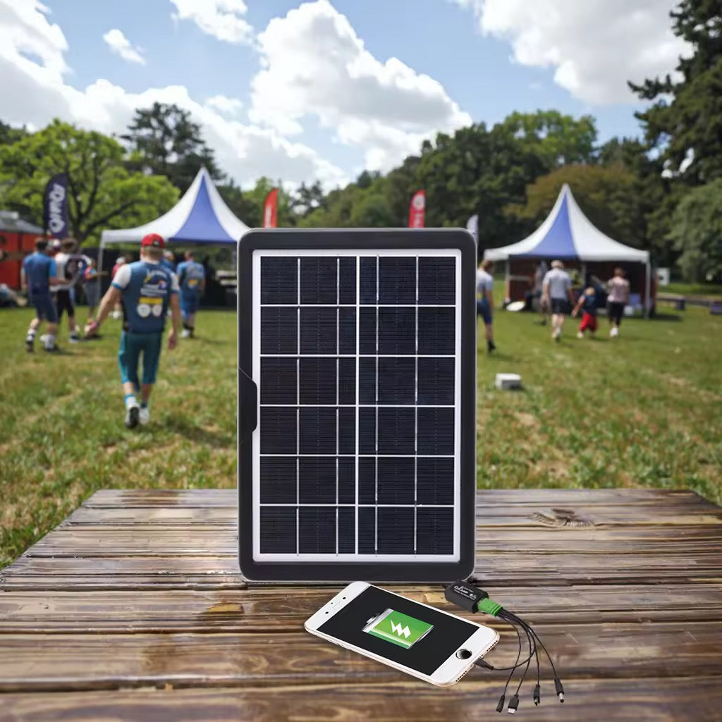 Portable Outdoor Solar Charger 25 Watt - Camping Trekking Travel Picnic power up Charge mobile Accessories Battrey