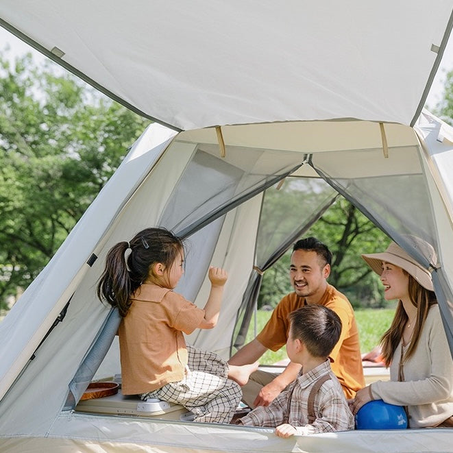 Automatic Tent 4-6 Person With Canopy Trekking Travel Hiking Best for Camping Full Waterproof With Mosquito Net Shelter & Party