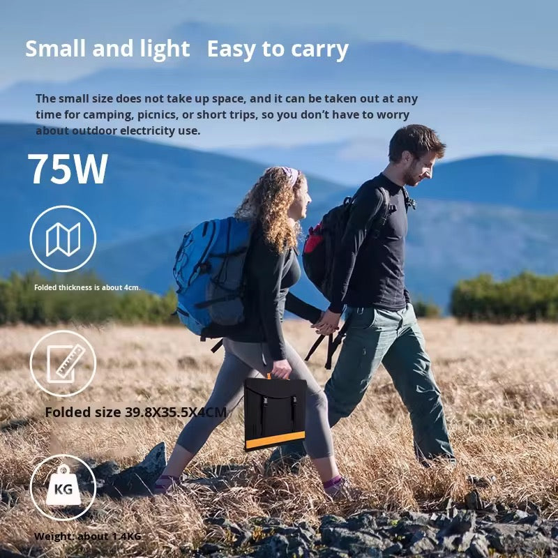 Portable Outdoor Solar Charger 25 Watt - Camping Trekking Travel Picnic power up Charge mobile Accessories Battrey
