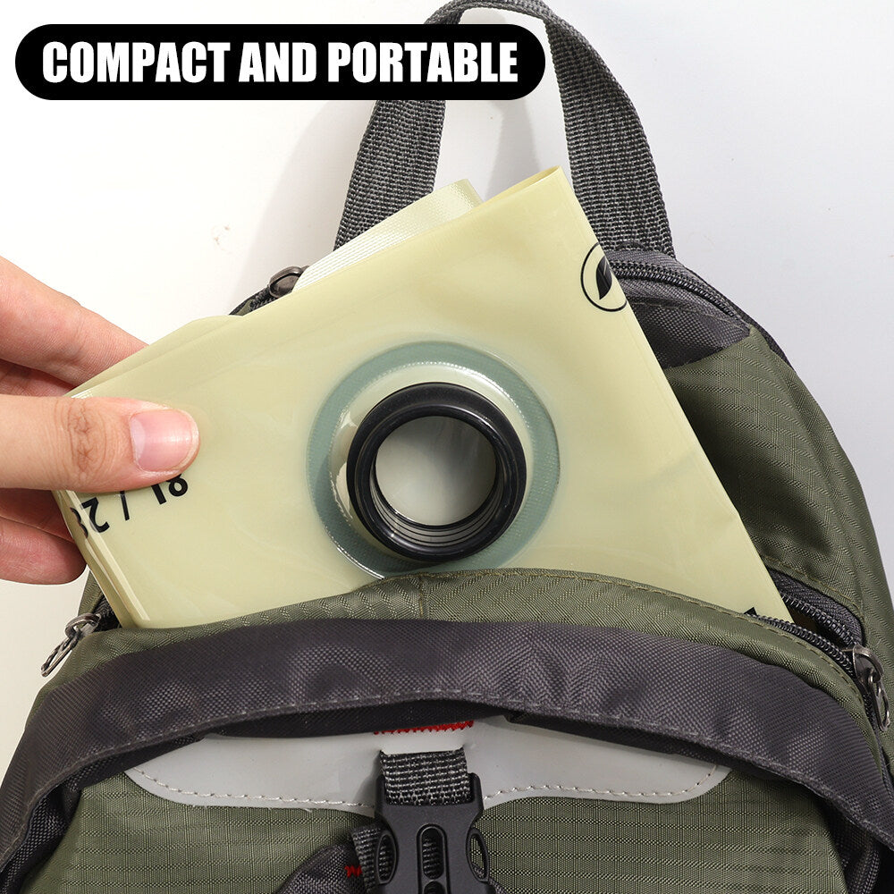 Pocket Bucket Pro Outdoor Water Storage Bag 8L Travel Camping Food Grade Large Capacity Portable Plastic Water bag With Faucet Handle