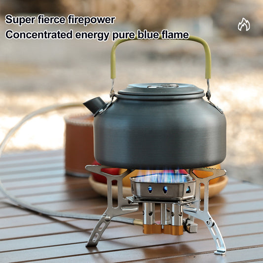 Portable Gas Burner Outdoor Solo Backpack Hiking Camping Butane Gas Stove Windddproof Camp Stove