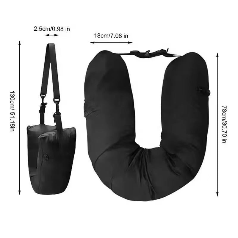 ✈️ Travel Hack Neck Pillow – सुटकेसमा ठाउँ छैन? | Stuffable Travel Pillow | Save 2-3 kg | Never Pay Extra Baggage | Ergonomic Neck Support