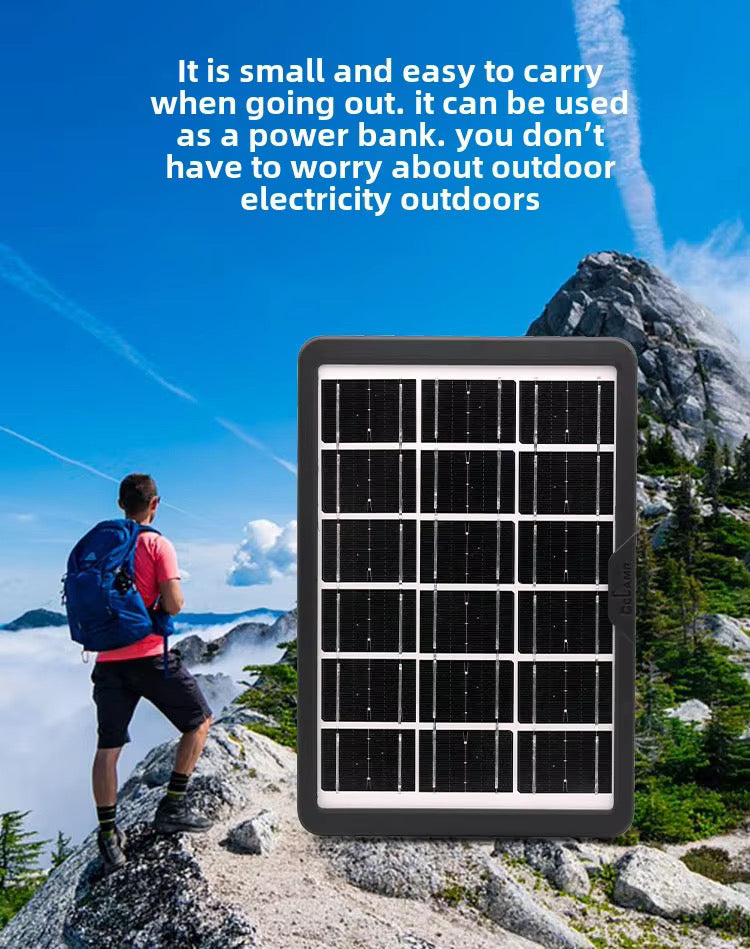 Portable Outdoor Solar Charger 25 Watt - Camping Trekking Travel Picnic power up Charge mobile Accessories Battrey