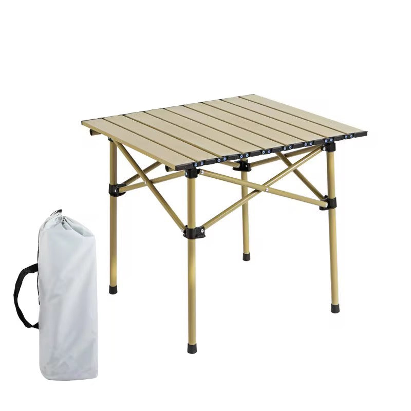 Super Portable Camping Table Outdoor indoor light carbon steel metal folding easy carry on trekking bagpack