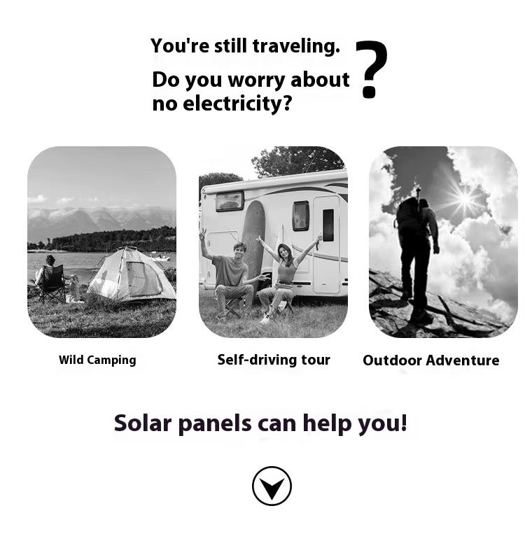 Portable Outdoor Solar Charger 25 Watt - Camping Trekking Travel Picnic power up Charge mobile Accessories Battrey