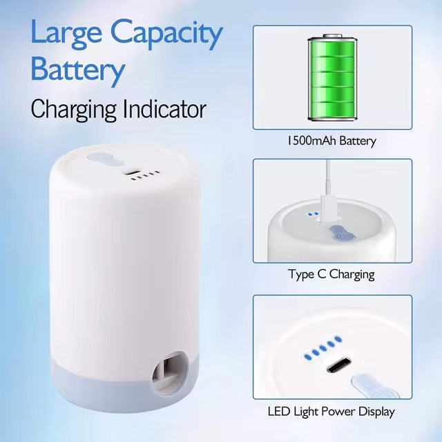 Wireless Air Pump chargeable camping super portable palm size trekking travel home car vacuum compressor bag air bed trekking camping bed easy full up