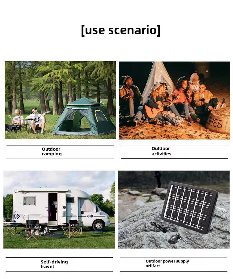 Portable Outdoor Solar Charger 25 Watt - Camping Trekking Travel Picnic power up Charge mobile Accessories Battrey