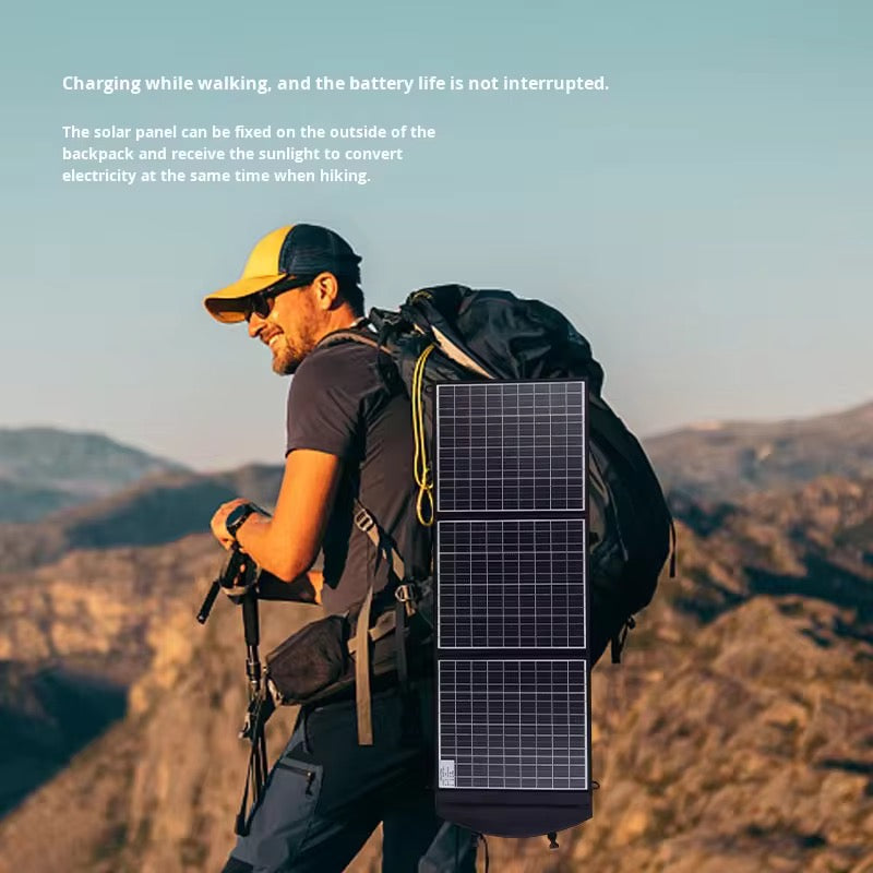 Portable Outdoor Solar Charger 25 Watt - Camping Trekking Travel Picnic power up Charge mobile Accessories Battrey