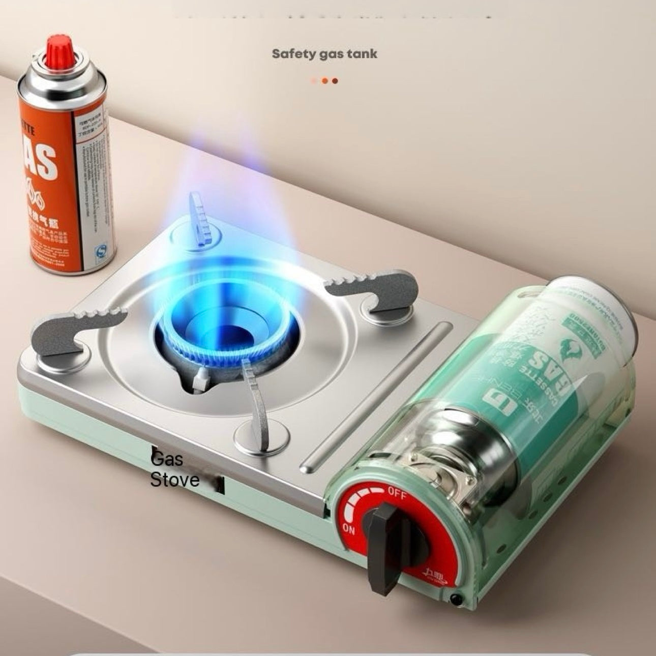 4 Pcs Camping Gas Portable Gas Butane Gas suitable for portable stove trekking picnic use anywhere 220G X 4