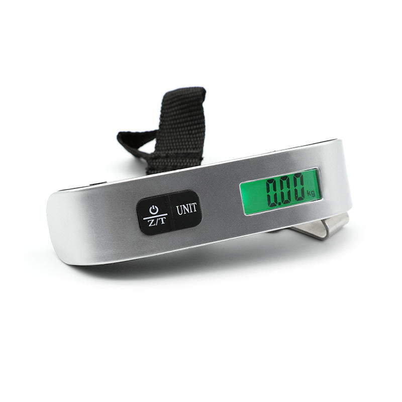 Portable Electronic Luggage Scale T-Shaped Travel Accessory 50 kg/110Lb Capacity With Hanging LCD Backlight Display Hook Weighing Scale For Travelers
