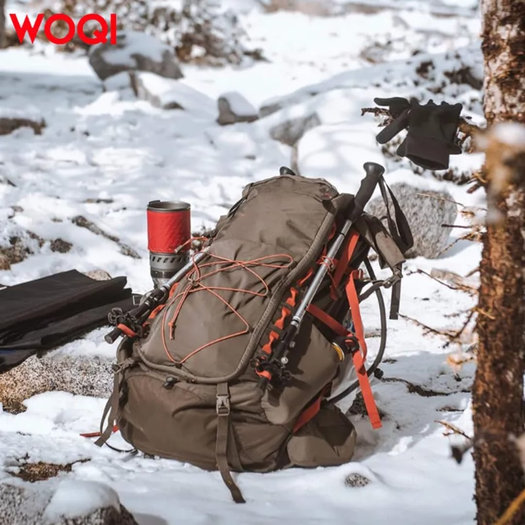Trekking Stick Lightweight Aluminum Folding Anti Slip Trifold Portable And Easy Outdoor Walking Stick