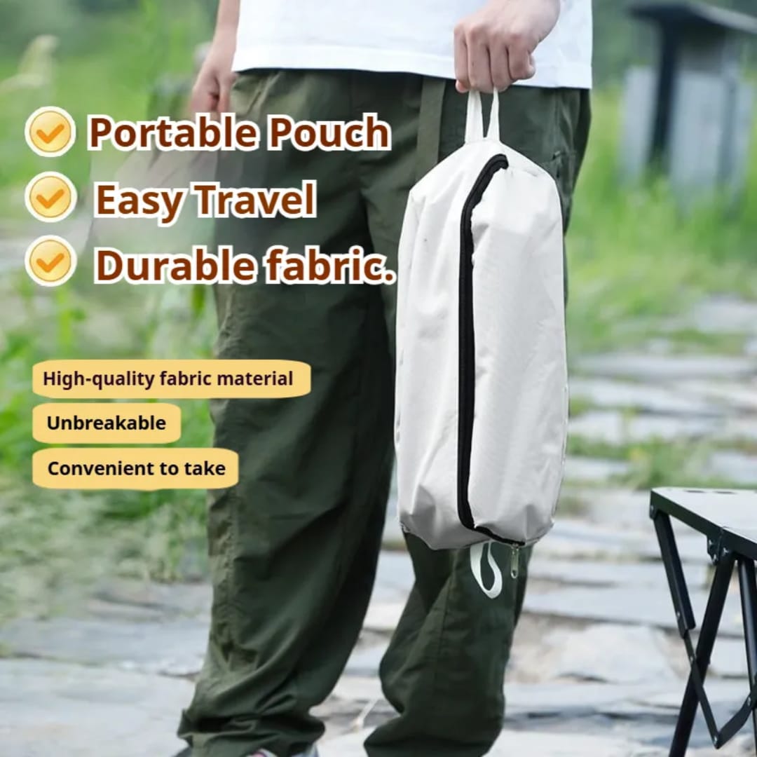 Super Portable Folding Camping Chair Light Weight Back Rest Moon Chair With Bag