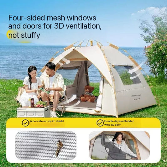 Fully Automatic super portable tent 2-3 Person All season full waterproof coating with net double door and windows best rated camping tent in Nepal