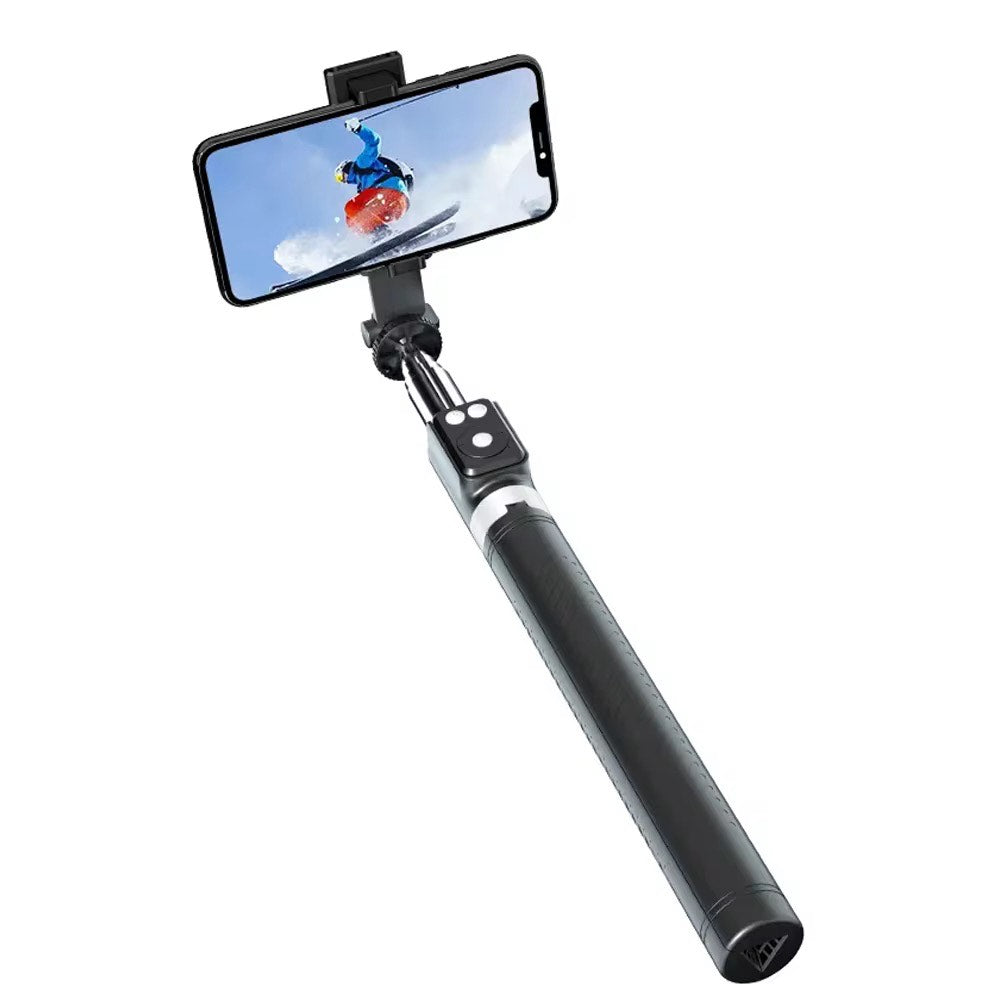 Super Premium 1.7 Meter Tall Tripod with Selfie - Portable Yet Stylish 4 in 1 Wireless Compatible Selfie Stick Double LED Ring Light Extendable Handheld Live Tripod Camera Stand For I phone Android Lightweight space saver indoor Outdoor Travel Must  Have
