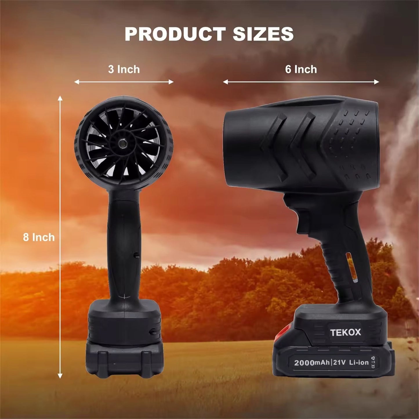 Portable Dust Cleaner,Seese Cordless Leaf Blower Handheld Air Blower Jet Fan Turbo Mini Compressed Electric High Pressure Blower Perfect For OutDoor And Camping Comes Along with 48v chargeable Battery