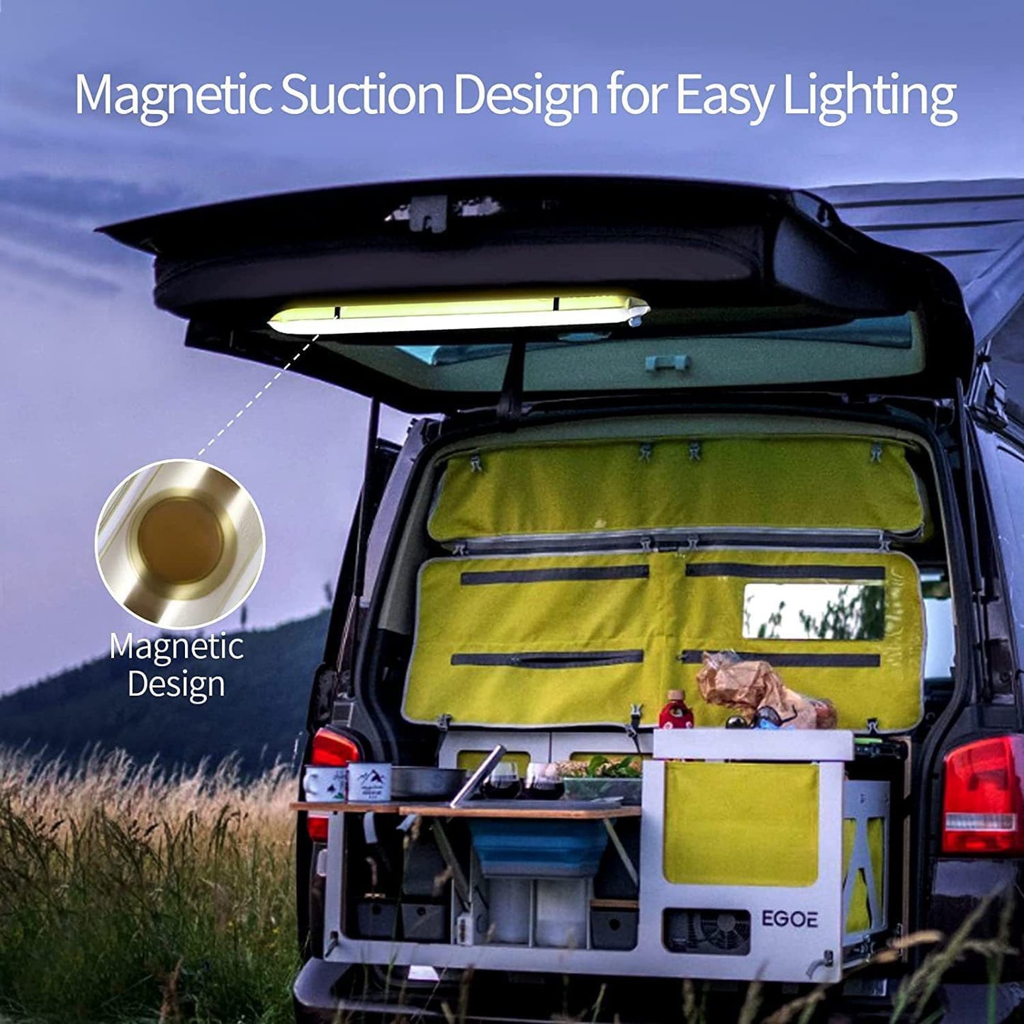 Ztrax Inflatable Light | Magnetic Portable Camping Lantern | Waterproof Outdoor LED Light for Trekking Emergency