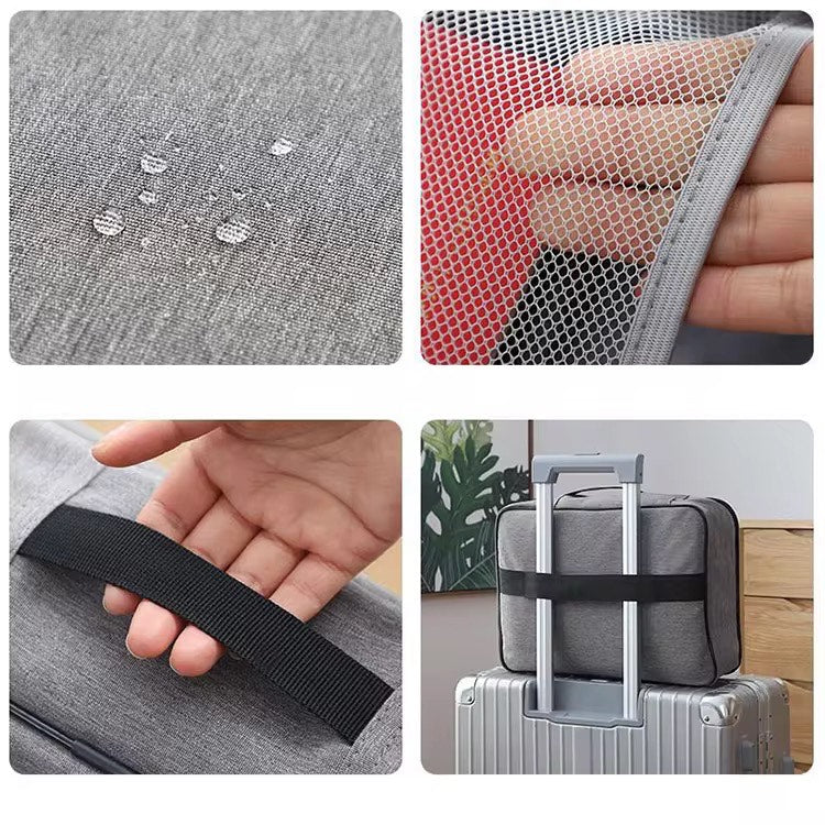 Multi-layer Certificate Document Holder Multipurpose Storage Bags Portable Passport Storage Waterproof Bag With Lock